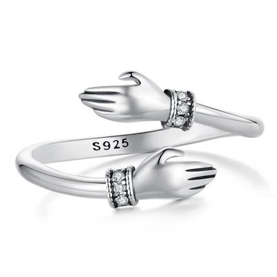 Silver Universal Ring HUG Silver 925