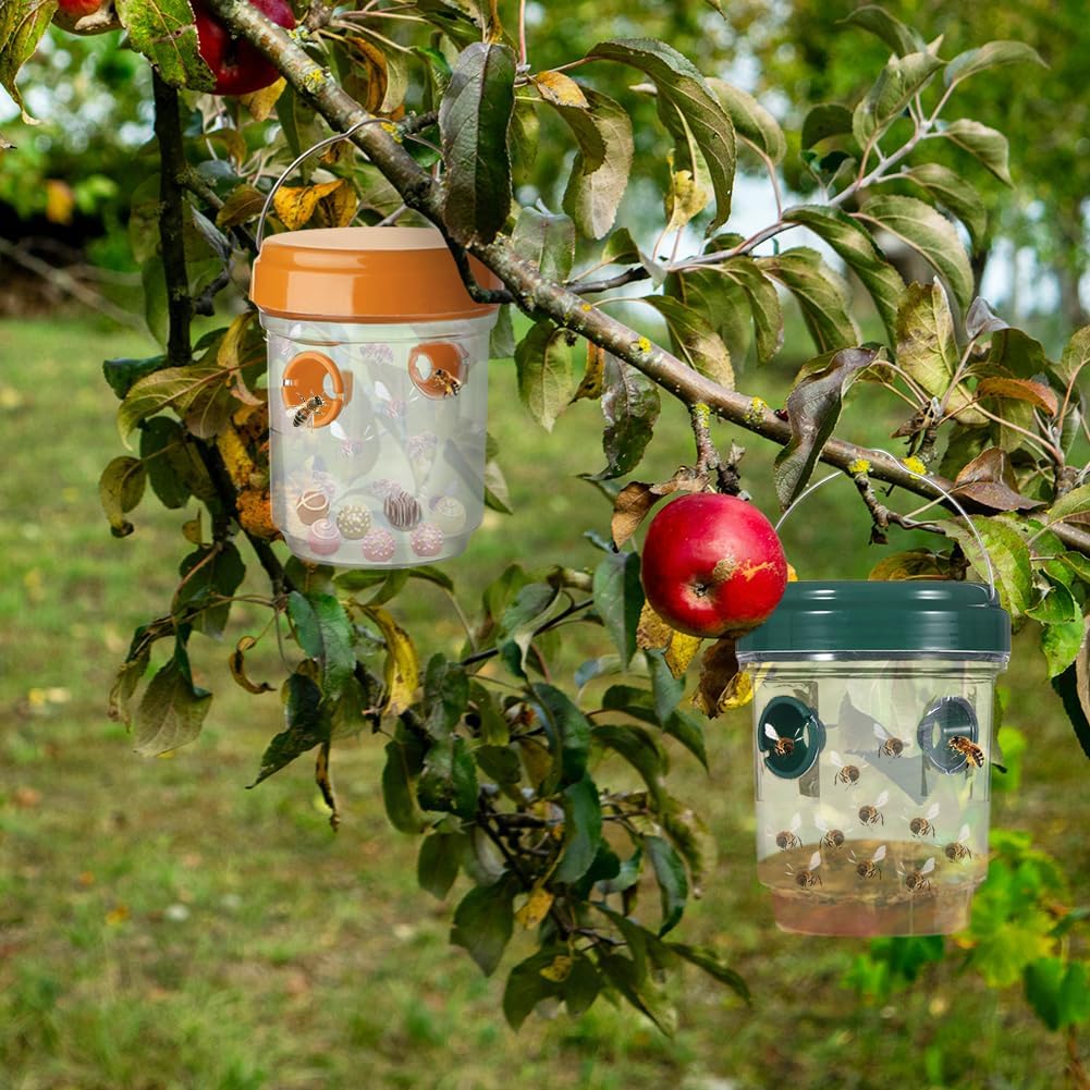 Insect Wasp Trap Asian Hornet Trap Removable and Reusable Wasp Catcher Fruit Fly Trap Moth Trap Fly Trap Tools