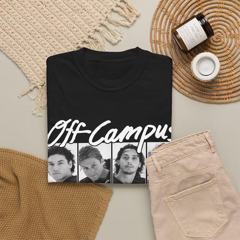 Off Campus Movie Tour Graphic Tee The Deal Garrett Graham Tshirt Rounisexce Apparel Unisex Unisex Harajuku Trendy Streetwear Tee Tops
