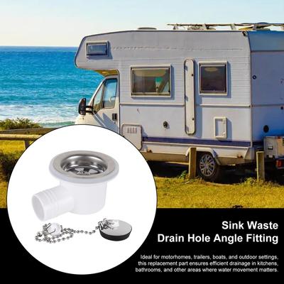 Ablaufstopfen Edelstahl Ersatzzubehör Spülbecken Ablaufstopfen Für Wohnmobil Wohnwagen Boot Küche Bad Outdoor Camping