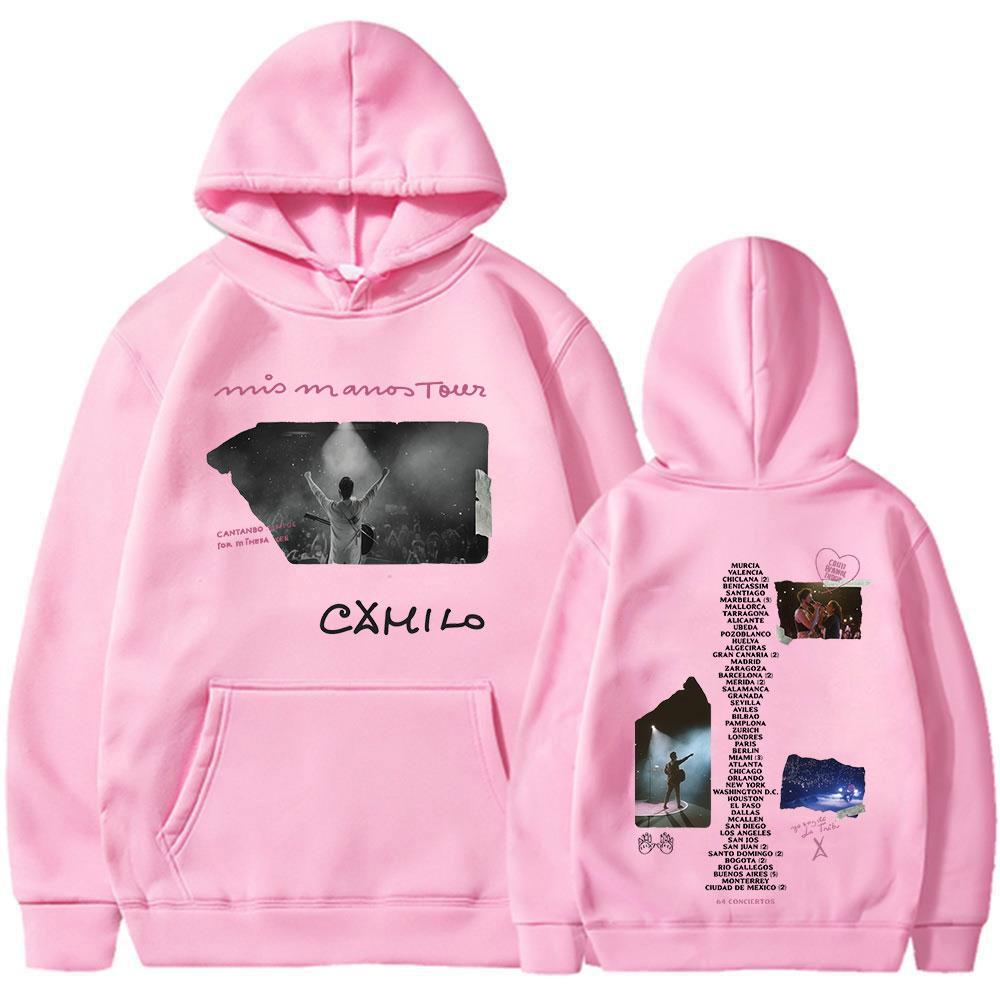 Singer Camilo Tour Hoodies Men Women Clothing Fleece Hooded Sweatshirts Fashion Hip Hop Long Sleeves Pullovers Streetwear