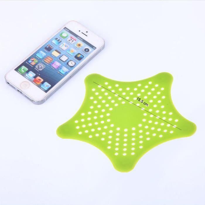 Bouchon Strainer - SZTARA - Évier - Silicone - Forme Étoile - 15.5cm de diamètre