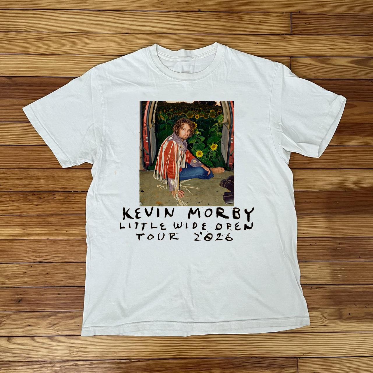 Kevin Morby - Little Wide Open Tour 2026 White Shirt S-5XL CL448 S разноцветный