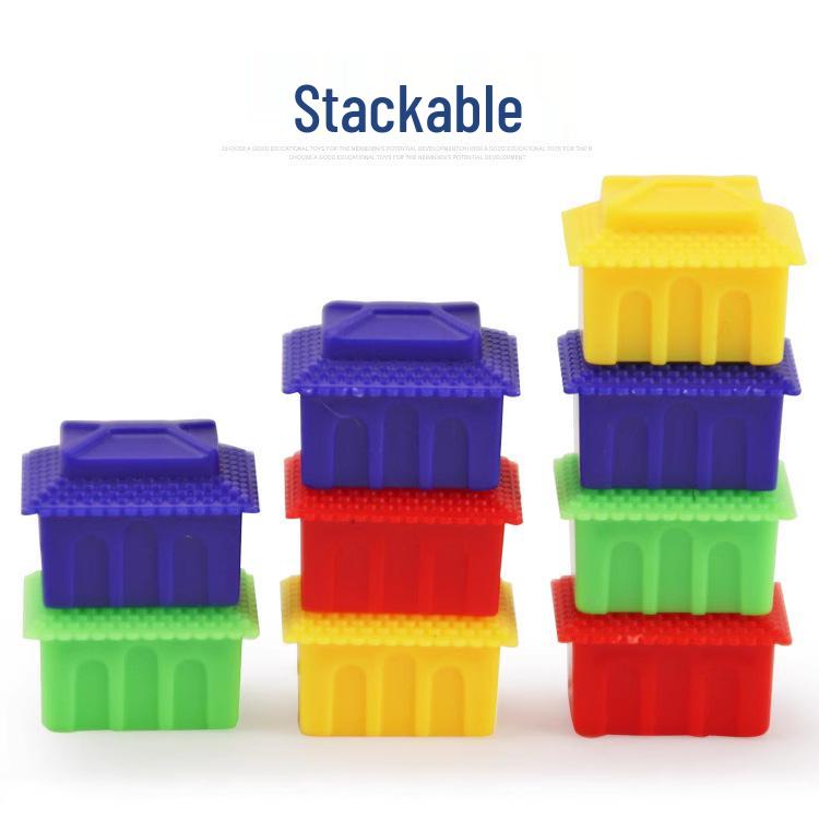 3D Real Estate Monopoly Expansion Pack: Chess Accessories & Hotel Set, 6 Colors