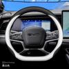 Leather Car Steering Wheel Cover for BYD Song Plus Seal U King Sealion 6 7 Dolphin Mini Seagull Shark 2024 2025 2026 Accessories
