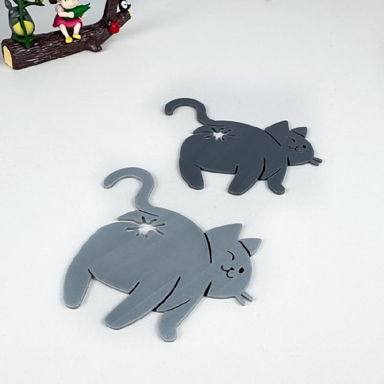 Sturdy Polylactic Acid Cats Butt Bread Bag Clip for Long Time Use Food Protective and Decoration