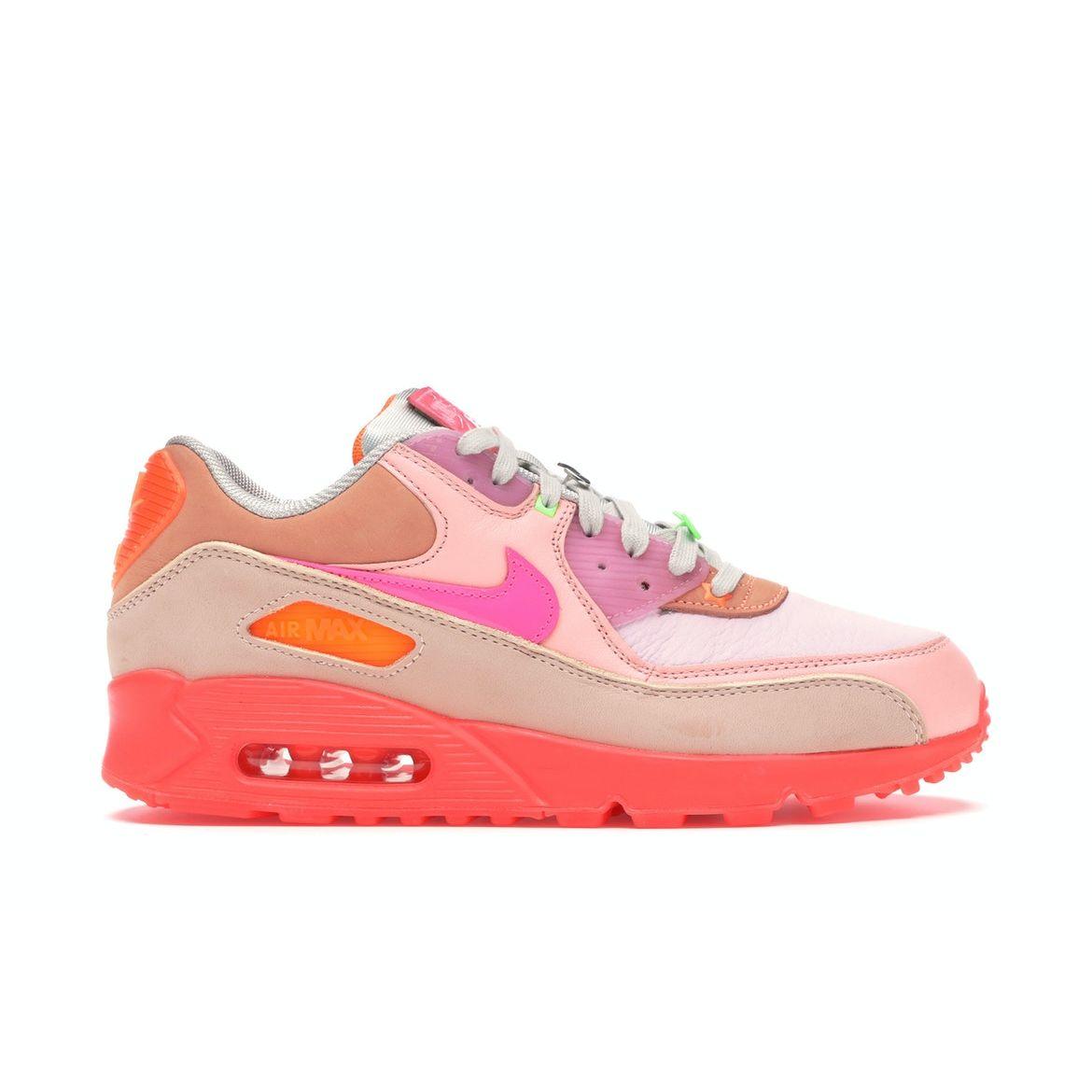 

Nike Женские кроссовки Air Max 90 Platinum Crimson Pink Hyper-Purple CT3449-600