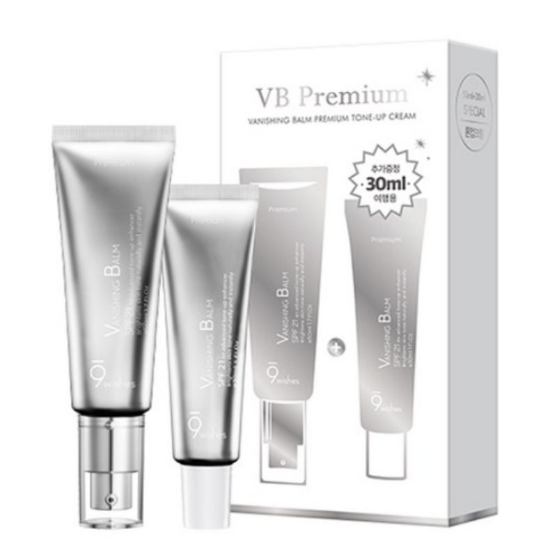 9wishes VB Premium Tone-Up Cream SPF21 (50ml + 30ml Special Set)