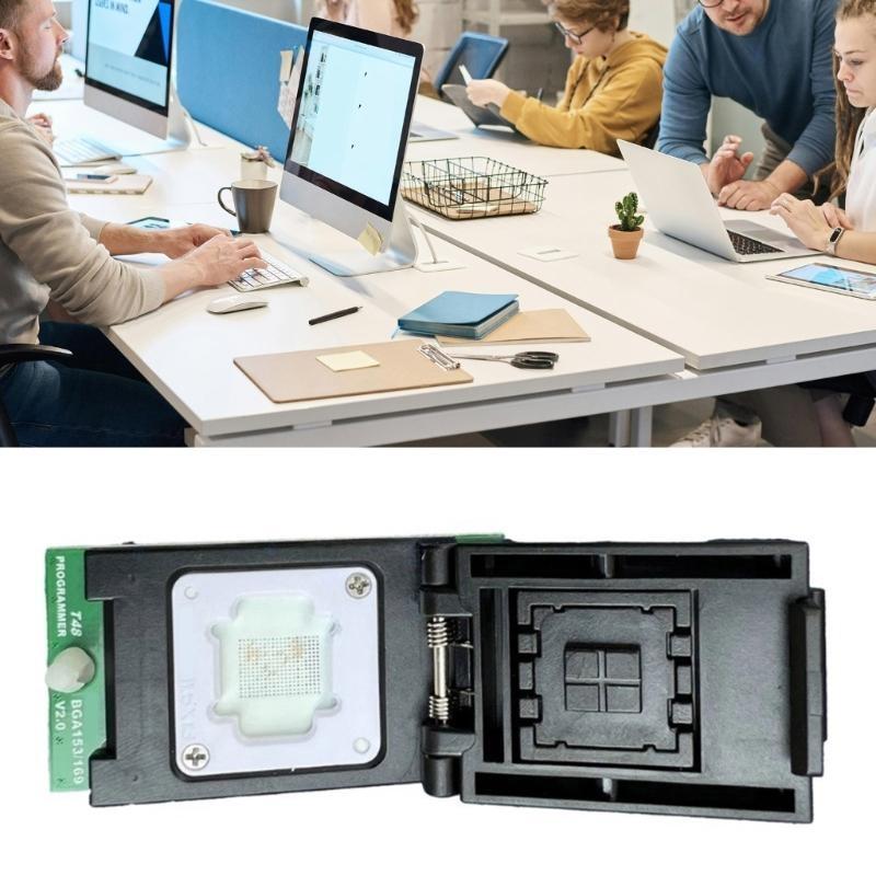 EMMC BGA153 BGA169 Adapter Für T48 Programmiergerät Schnelle Chip-Programmierung Mit Präzise Geformtem Sockel