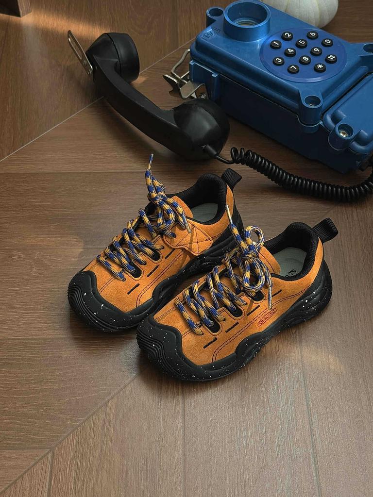 XSHX Yamano Outdoor | Boys and girls professional outdoor autumn and winter cow suede Velcro non-slip breathable warm