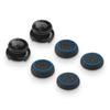 Anti-Slip Silicone Thumbstick Cap with Cracked Texture for PS4/PS5 Game Controller