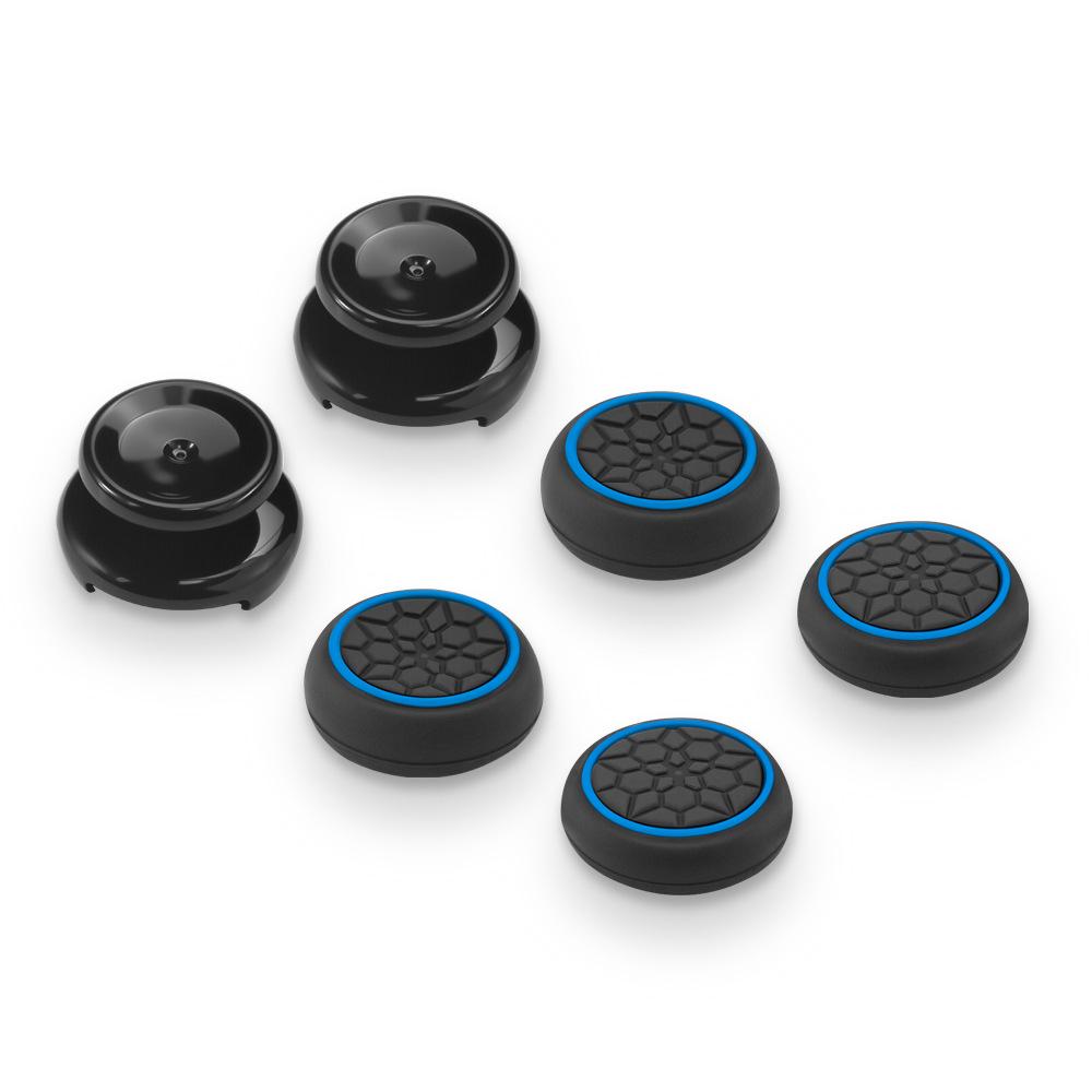 Anti-Slip Silicone Thumbstick Cap with Cracked Texture for PS4/PS5 Game Controller