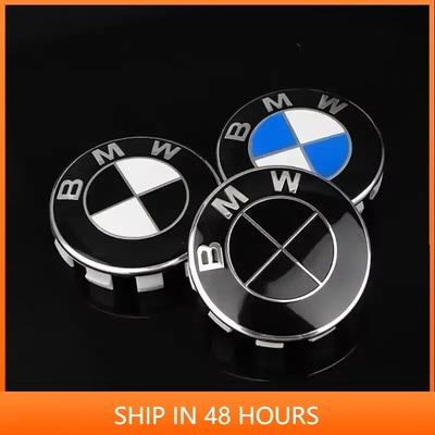 -4PCS Wheel Center Caps 68mm 56mm Blue White Hubcap for BMW E46 E90 E30 F10 F30 X5 X3 E39 F25 E60 E91 E87 M Car Accessories