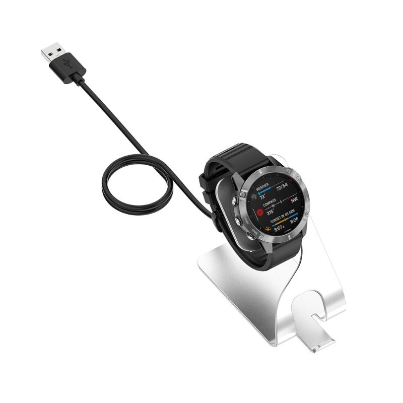 For -Forerunner 55 Charging Cable Bracket Smartwatch Station Charger Stand Charging Data Cable Holder