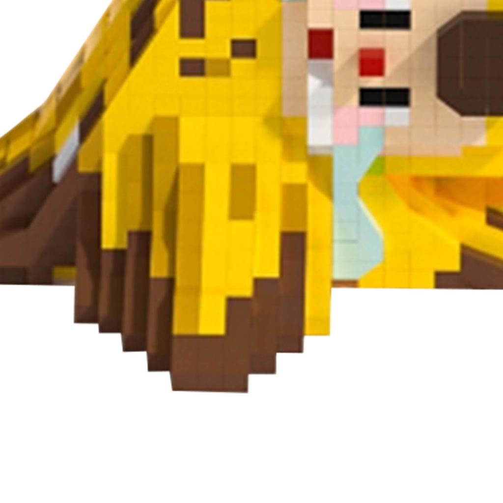 Bananas Theme Building Blocks Set Micro Building Bricks Toys Ornament Cute Building Block Toys