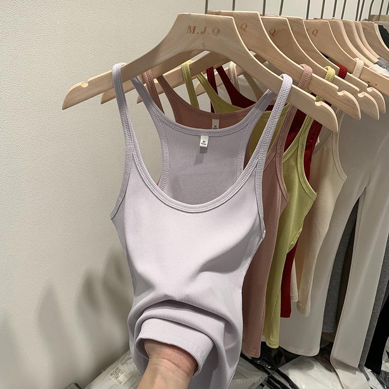 Dámské letní zeštíhlující pletené tílko - bez rukávů, stylové, skutečné fotografie