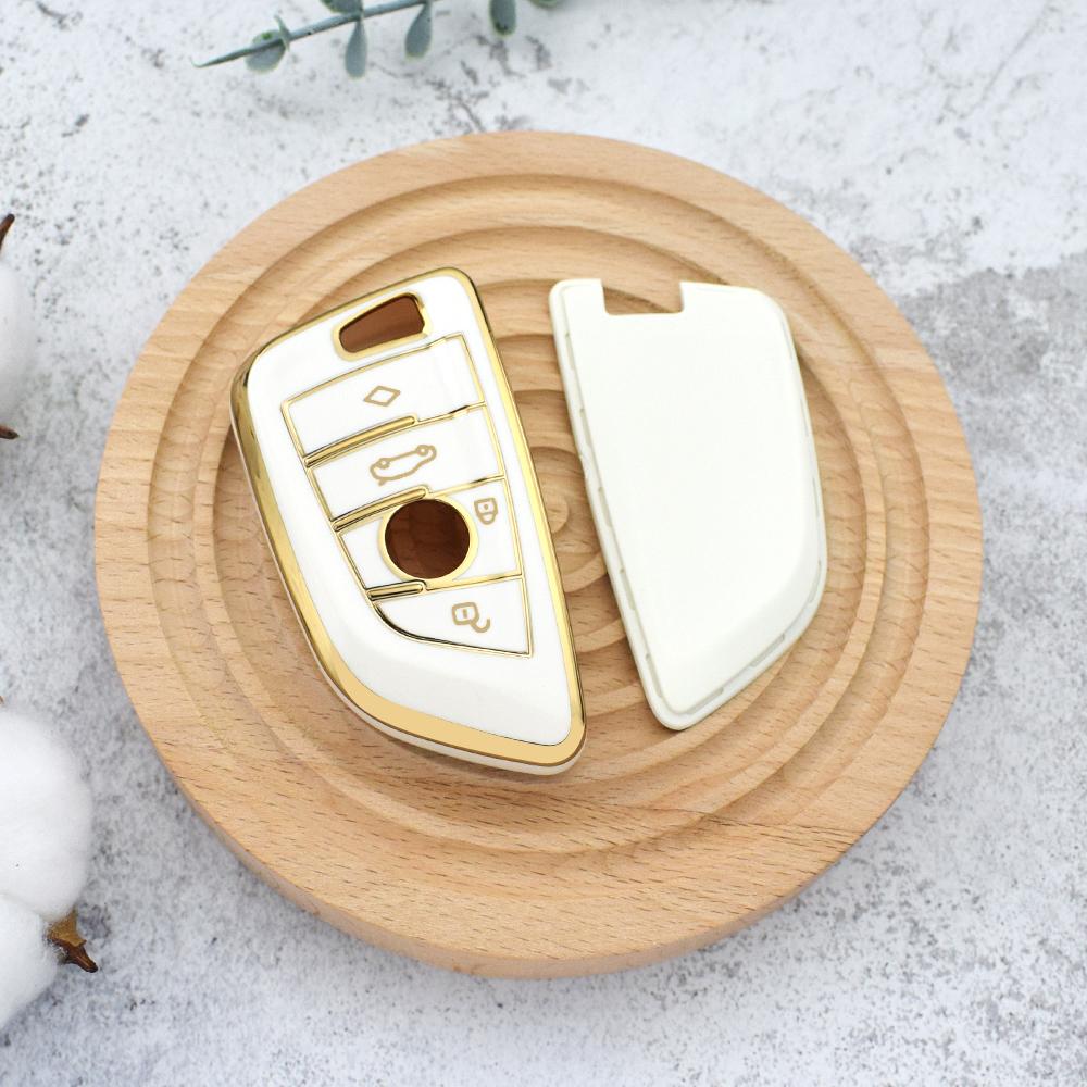 TPU Car Key Case Cover for Bmw F20 G20 G30 X1 X3 X4 X5 G05 X6 X7 G11 F15 F16 G01 G02 F48 Holder Shell Keychain Accessories