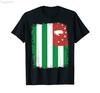 ZX 100 Cotton Circassian Abkhazia Flag of Abkhazia MEN WOMEN Hip Hop T Shirts Size XS5XL