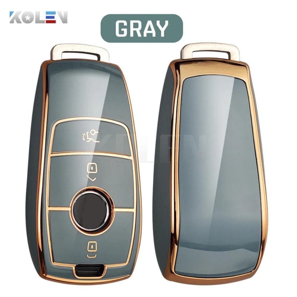Fashion TPU Car Remote Key Case Cover Shell for Mercedes Benz A C E S G Class GLC CLE CLA GLB GLS W177 W205 W213 W222 X167 AMG