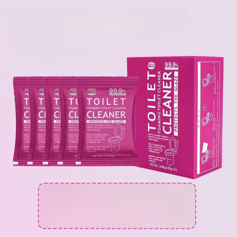 Pó Limpador Espumante para Sanita de RV/Casa - Aroma Floral, Ação de Espuma Rica Dissolve Manchas Difíceis, Elimina Odores e Mantém a Frescura, Desentope Tubagens
