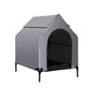 Haustier-Campingbetten Outdoor Hund Sonnenschutz mit Zelt Haustierbett Großer Hund Bissfeste Netz-Hundebett Sommer Atmungsaktiver Zwinger
