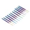12Pcs Crochet Hooks Ergonomic Soft Handle Aluminum Crochet Needle Kit for Beginners for Crochet Accessories12 Pcs OPP