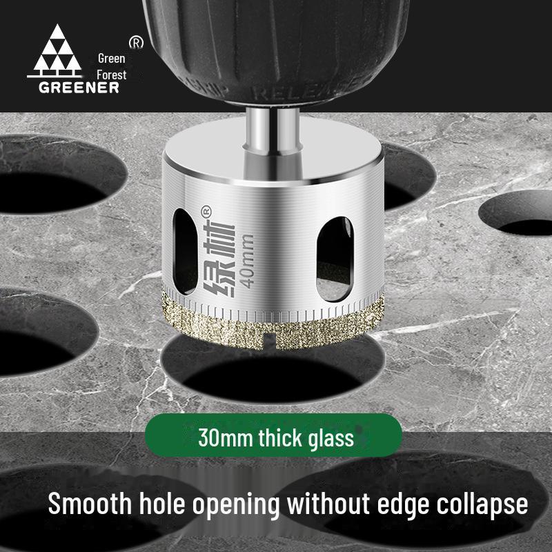 Burghiu diamant Green Forest pentru faianță, sticlă și marmură