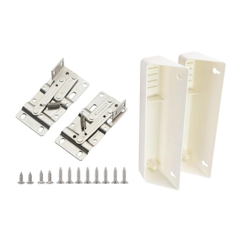 

Pair Of Waterproof Kitchen Cabinet Trays with Quiet Soft Close Hinges Plastic Design Bathroom Organizers