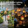 Solar Fairy Tale Mushroom House Lamp, Cottage Yard Garden Stake Light, Resin Mushroom House Ornament, Waterproof LED Mushroom House Statue Lamp