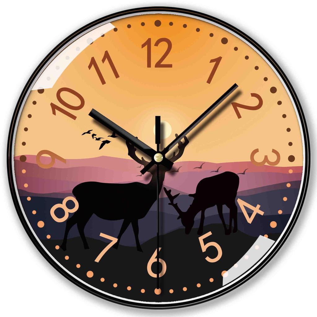 10 Inch 25 Centimeter Constant Level Silent Wall Clock, Living Room, Bedroom, Creative, Fashionable, Simple, Modern Clock Cartoon