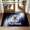 Crystal Velvet Square Rug Custom NameSwansea City FC Pattern Non Slip Home Floor Decor Rug