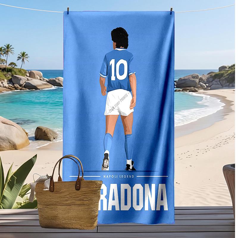 Manchester Printed Beach Towel Quick Dry Soft TowelPortable Large Rectangular Beach Blanket for Travel Swimming Pool