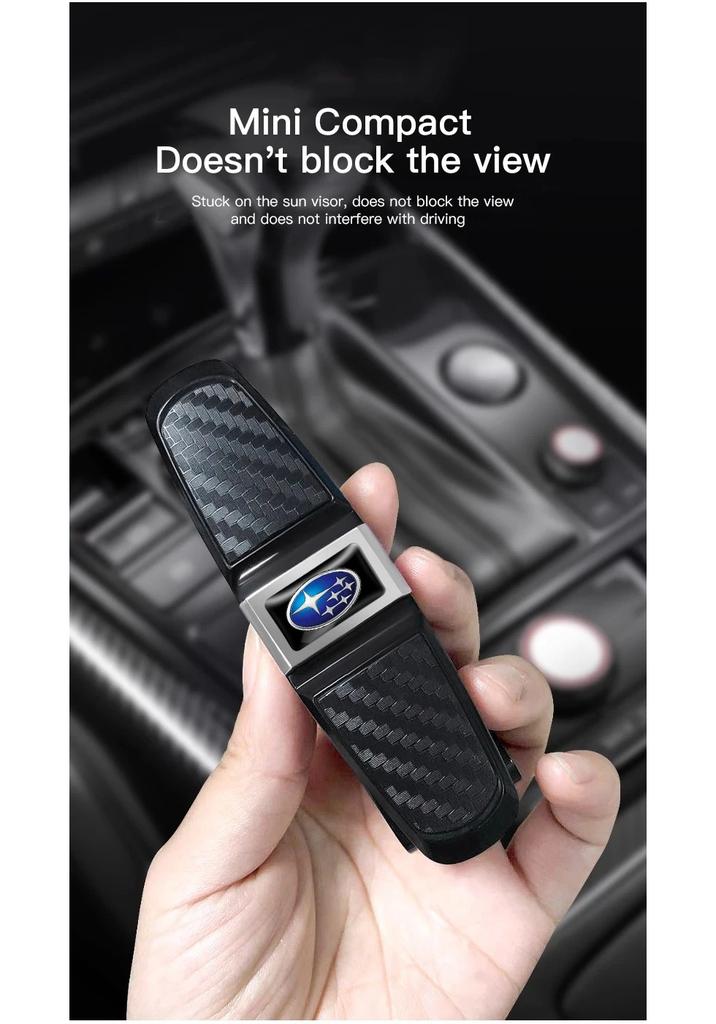 Subaru Car Sun Visor Glasses Clip Sunglasses Storage Holder for Impreza STI Legacy Outback WRX BRZ Forester XV Crosstrek Exiga Y2