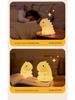 Dinosaur Silicone Night Light: Creative USB Rechargeable Tap Light for Kids' Bedside