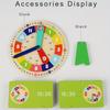 Wooden Learning Clock Teaching Time Montessori Toys for Toddlers Kids Early Educational Toy 12/24 Hours Clock for Baby Kids