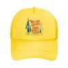 Humorous Watercolor Holiday Forest Q  Mesh Baseball Cap Hip Hop