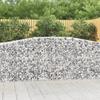 VidaXL 6x Arched Gabion Baskets Arched Gabion Cages Gabion Walls Garden Fences Terrace Outdoor 3145960