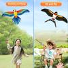 Non-Toxic Mini Fishing Rod Kite For Kids Vivid Butterfly Swallow Parrot Easy To Fly Goldfish Kites For Toddler Outdoor Beach Park Beginner