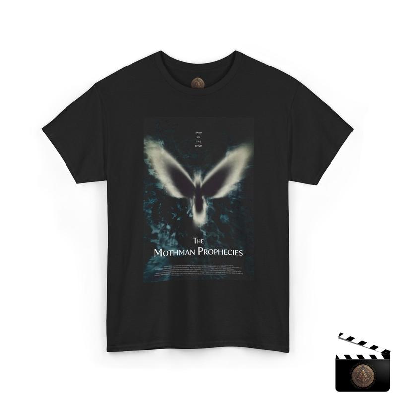 The Mothman Prophecies Movie Poster Unisex T-Shirt, Retro Urban Legend Tee L