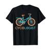 Cycologist T Shirt Funny Biking Cyclist Cycling Vintage Soft Streetwear Homme Versatile Stretched Top For Everyday Wear