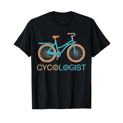 Cycologist T Shirt Funny Biking Cyclist Cycling Vintage Soft Streetwear Homme Versatile Stretched Top For Everyday Wear