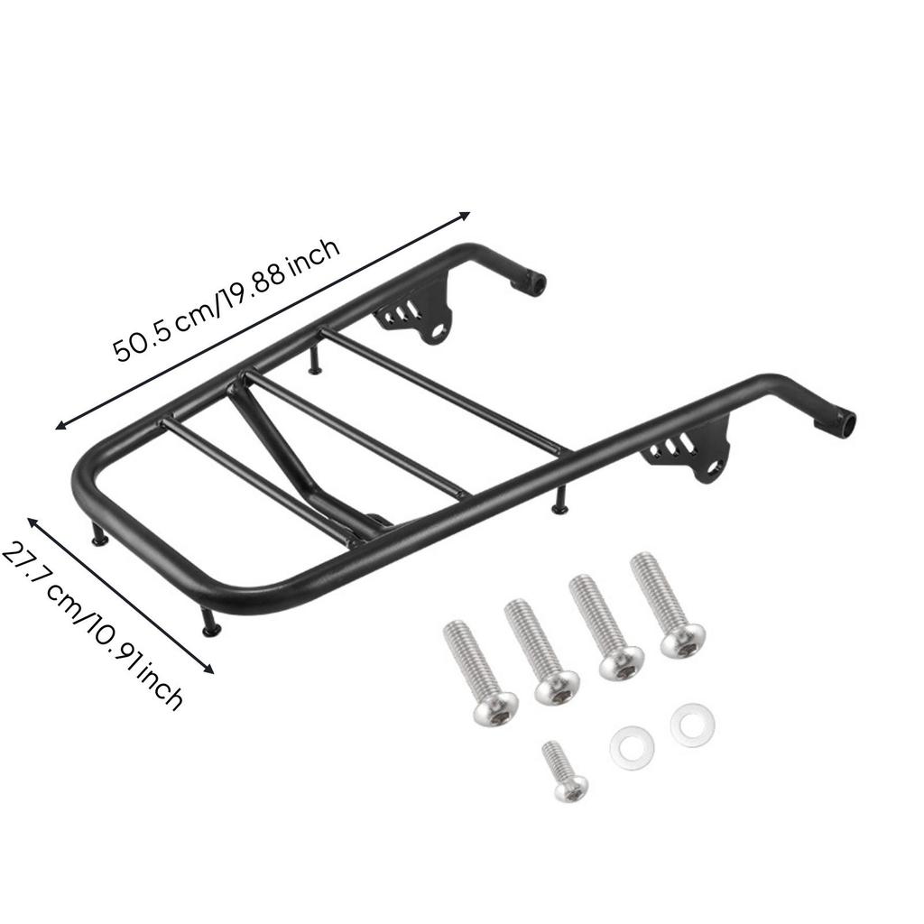 Motorcycle Luggage Rack Compatible Rear Long-Lasting for Commuters