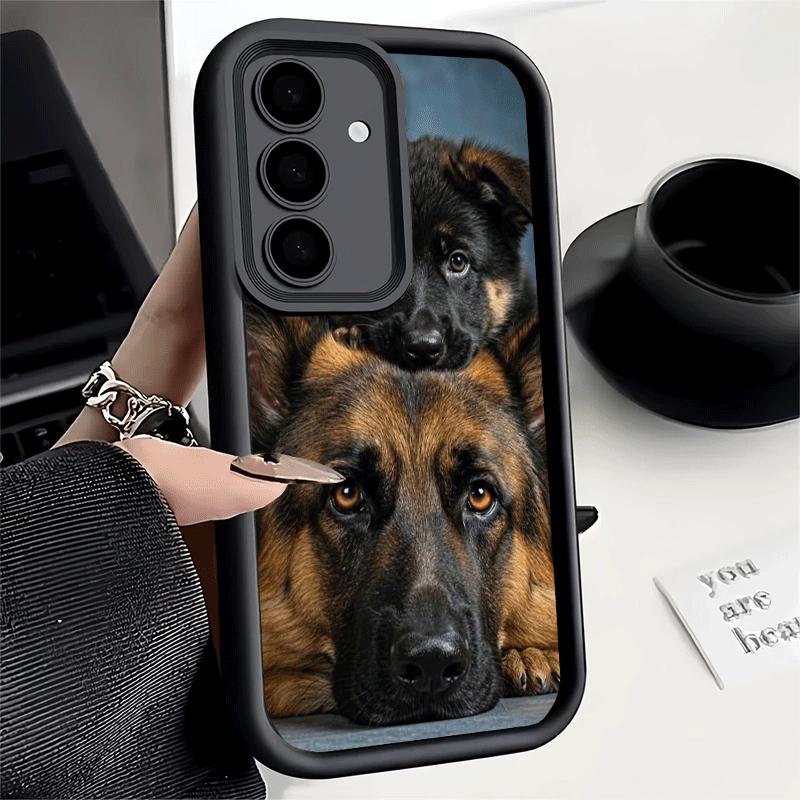 Phone Case for Samsung Galaxy S26 S25 Ultra S24 FE German Shepherd Dog Shell S23 Plus S22 + S21 S20 5G Soft Silicone Funda