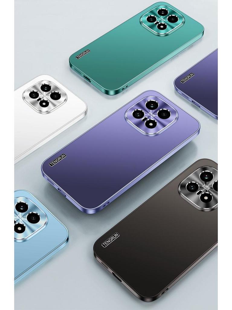 iQOO 15 Metal Frosted Anti-Drop Protective Silicone Case