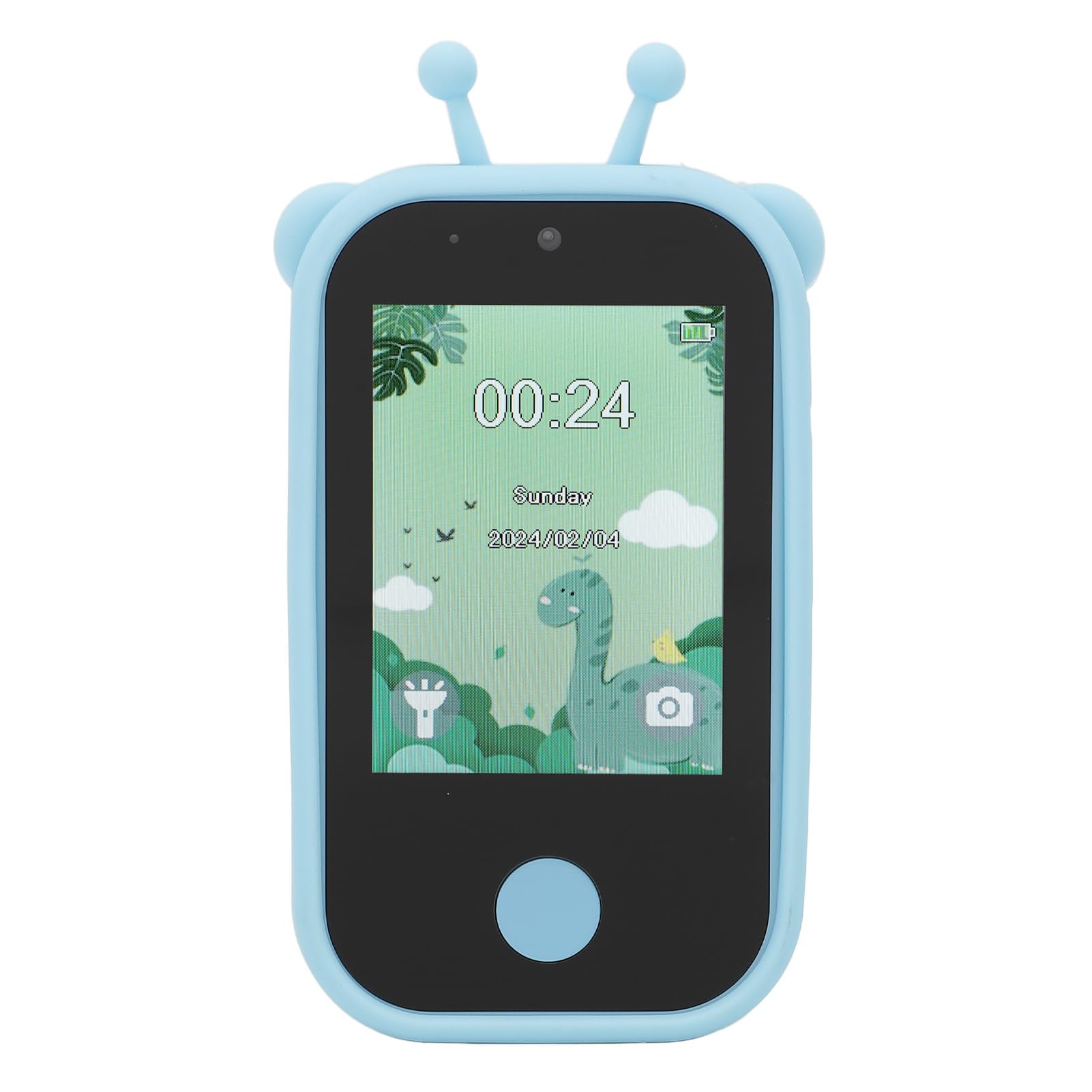 

Смартфон с цифровым MP3-плеером, селфи-камерой 1080P 48MP, IPS-экраном и сенсорным управлением для детей, детская камера, плеер, камера, камера, 2,8-дюймовый сенсорный экран, Type-C синий