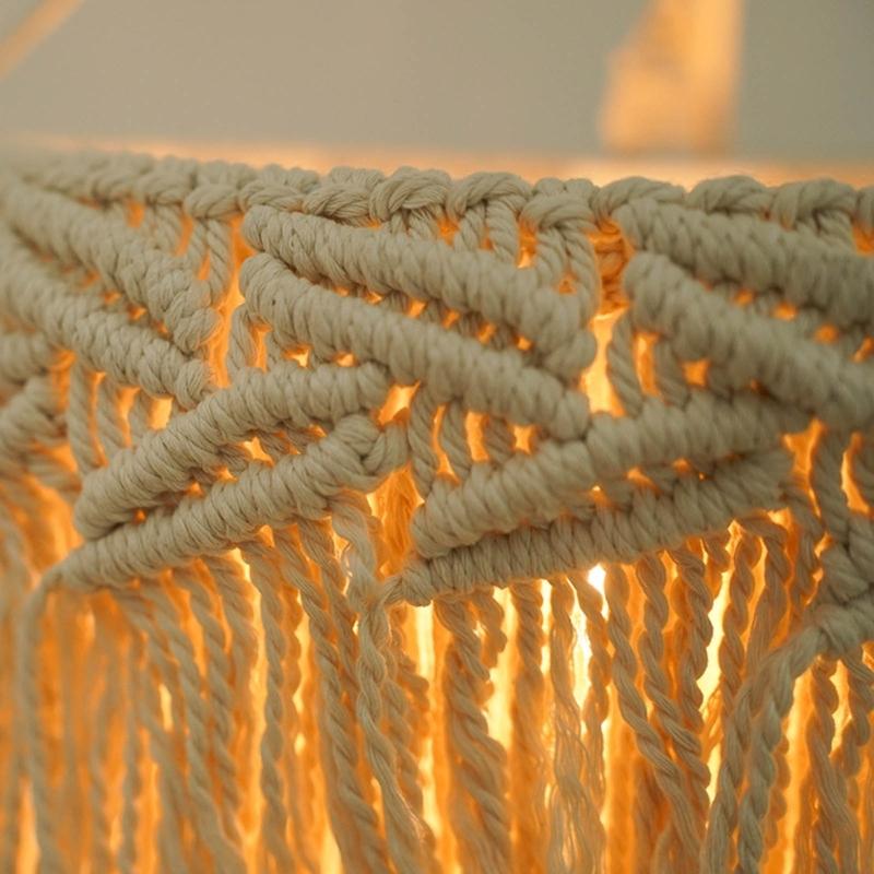 Nordic Handmade Woven Lampshade Decorative Garden Yard Decoration Supplies