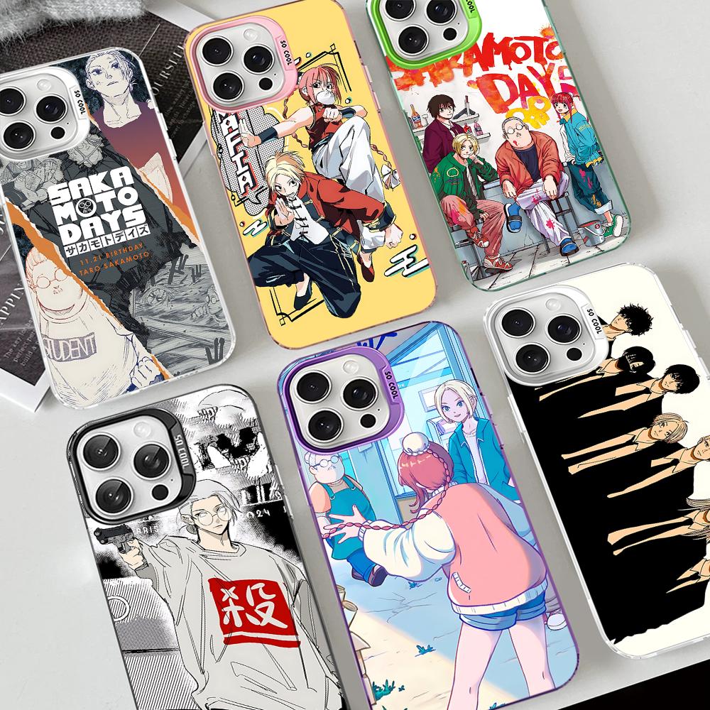 Popular Japanese Anime SAKAMOTO DAYS Phone Case For IPhone 16 15 14 13 12 11 Pro Max X XR XSMAX 8 7 Plus Matte Shockproof