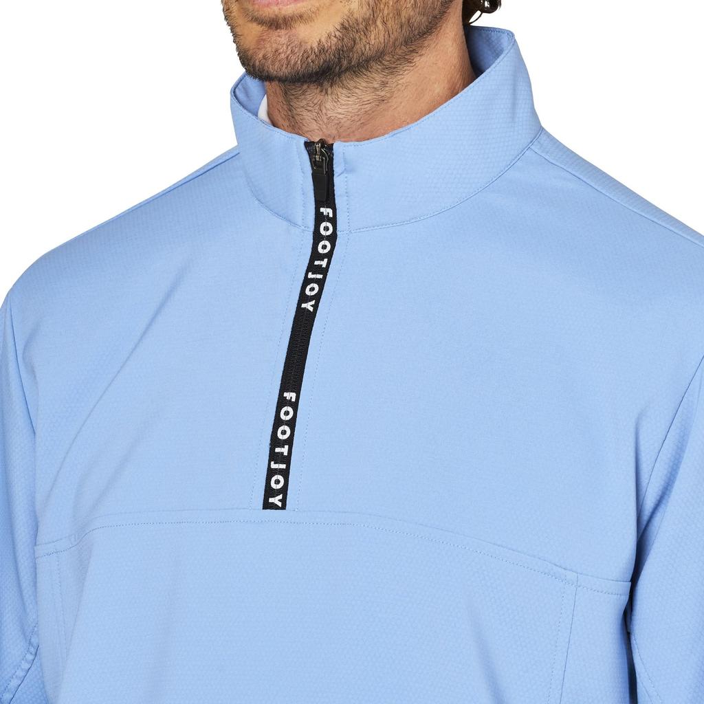 Golfová bunda TWINSOF s dlouhým rukávem a polovičním zipem Blue Jay [Footjoy] Pánská