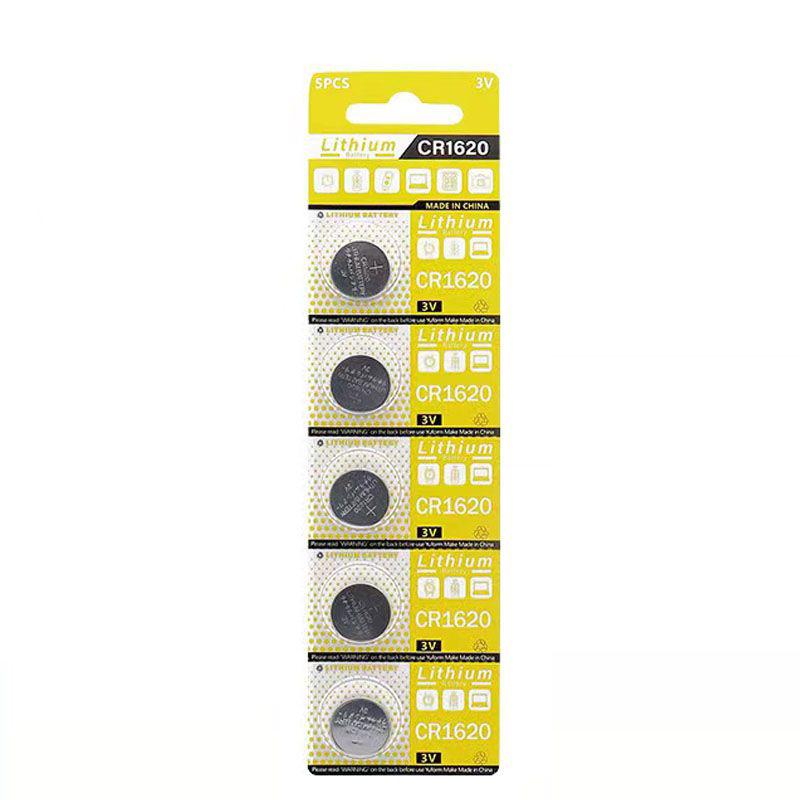 3V Button Battery Options: CR2032, CR2025, CR2016, CR1632, CR1620, CR1220.