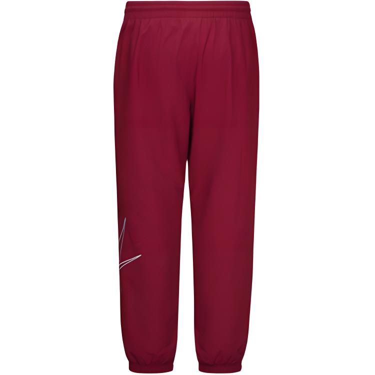 Reebok Comfortable Woven Sports Casual Pants Unisex bottoms Deep-Red 24FRM603UGR2
